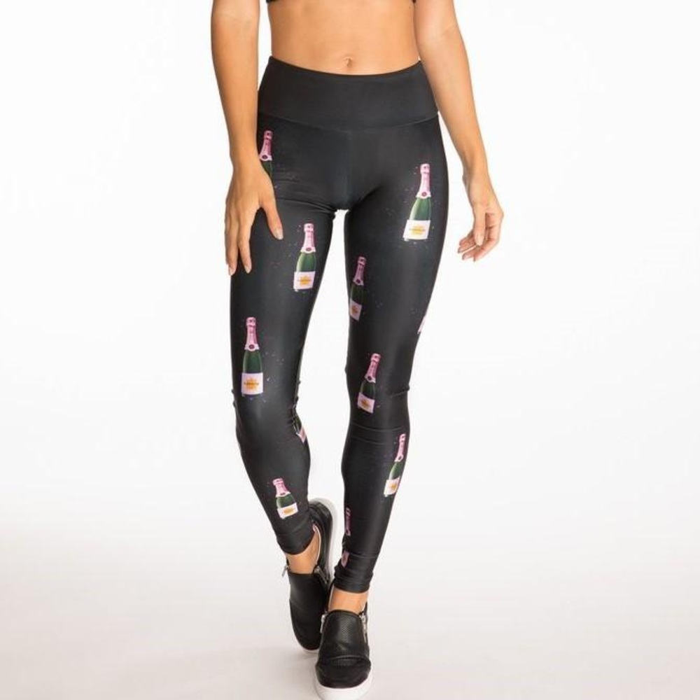 Goldsheep medium rose champagne all day leggings
